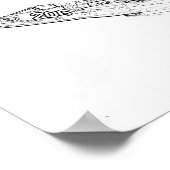 SUソヴィエトフログフット飛行機スケッチ ポスター (角)