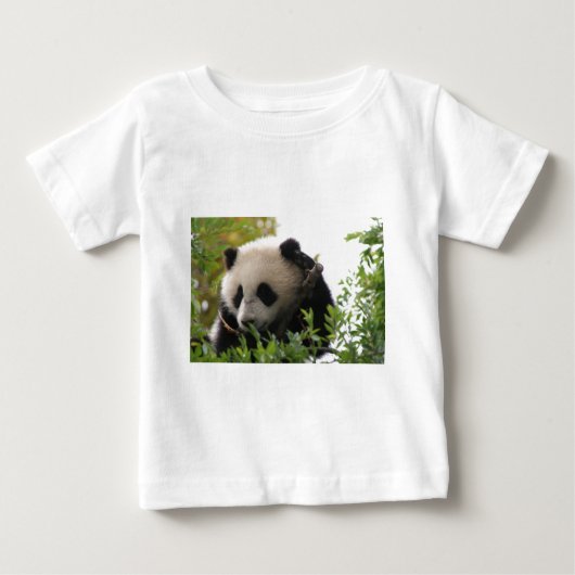 Su林のサンディエゴの動物園のジャイアントパンダの小熊 ベビーTシャツ (正面)