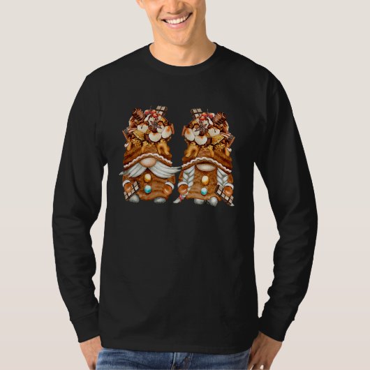 Su2019moresのノームのクリスマスお菓子作り Tシャツ (正面)