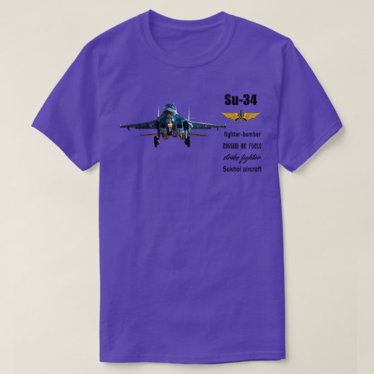 Su34 3 tシャツ (デザイン正面)