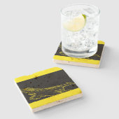 SU 25グラッヒ旧ソ連飛行機スケッチ ストーンコースター (横)