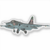 Su-25ジェットロシアの航空機 シール (正面)
