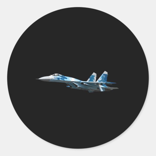 Su-27フランカー ラウンドシール (正面)