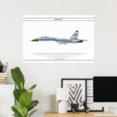 Su-27ロシア1 ポスター (ホームオフィス)
