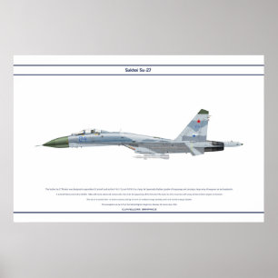 Su-27ロシア1 ポスター