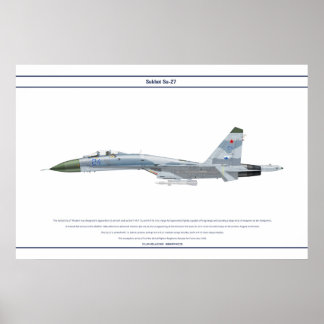 Su-27ロシア1 ポスター
