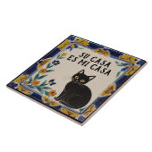 Su Casa es Mi Casa - Funny Spanish Cat Humor タイル (側面)