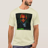 SU&D Mens Blk VネックTシャツ Tシャツ (正面)