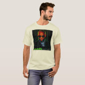 SU&D Mens Blk VネックTシャツ Tシャツ (正面フル)