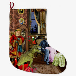 Su primer T-Rex ラージクリスマスストッキング