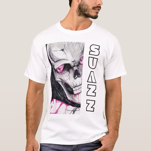 SuazzのスカルW/EyesのTシャツ Tシャツ (正面)
