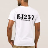 Subaru EJ257のワイシャツ Tシャツ (裏面)