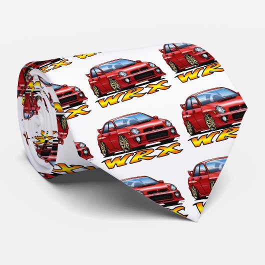 Subaru WRX_red ネクタイ (ロール)