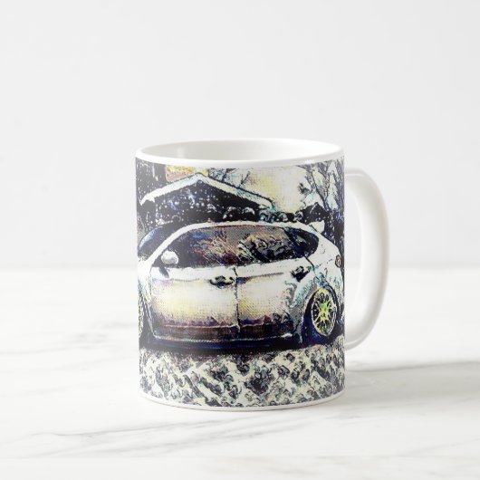 Subaru WRX STIのコーヒー・マグ コーヒーマグカップ (正面右)