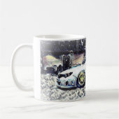 Subaru WRX STIのコーヒー・マグ コーヒーマグカップ (左)