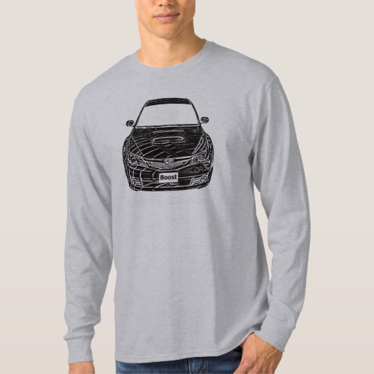 Subaru WRX STiのワイシャツ Tシャツ (正面)