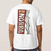 Subarugears NorraのレトロのTシャツ Tシャツ (裏面)