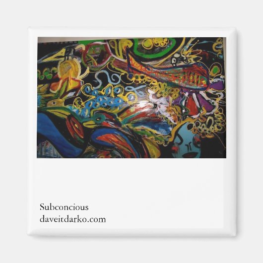 SUBCONSANT, Subconciousdaveitdarko.com マグネット (正面)