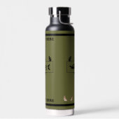 Subdued Alaska Combat Fisherman Badge ウォーターボトル (左面)