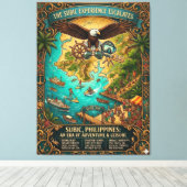 SUBIC, PHILIPPINES: AN ERA OF ADVENTURE & LEISURE キャンバスプリント (インサイチュ (ウッドフロア))