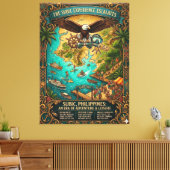 SUBIC, PHILIPPINES: AN ERA OF ADVENTURE & LEISURE キャンバスプリント (インサイチュ (リビング))