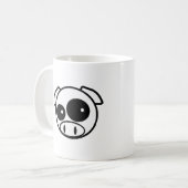 Subieの素晴らしい見るブタ コーヒーマグカップ (正面左)