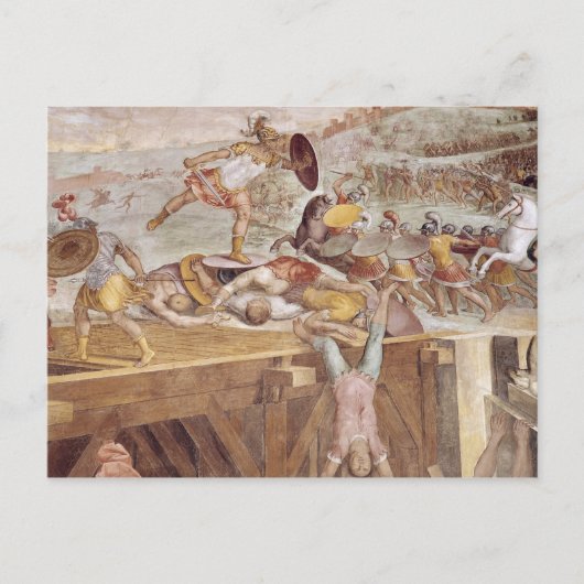 Sublician橋のHoratius Cocles ポストカード (正面)