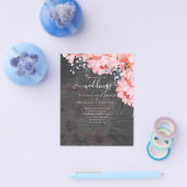 Sublime Pink Bloomsの結婚スイート – 予算 チラシ (シングル)