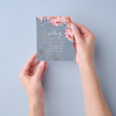 Sublime Pink Bloomsの結婚スイート – 予算 チラシ (手)