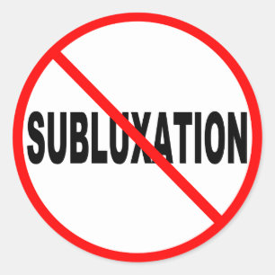 Subluxationのステッカー無し ラウンドシール
