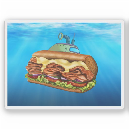 「SUBmarine」 シール (正面)