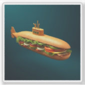 「SUBmarine」 シール (正面)