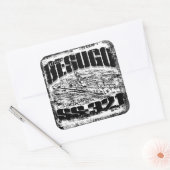 Submarine Besugo Squareステッカー スクエアシール (封筒)