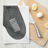 Submarine cartoon illustration  キッチンタオル (四つ折り)