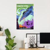 Submarine Voyage 1959 Vintage Disney Attraction ポスター (ホームオフィス)