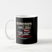Submarines Death From Below Silent Service Patriot コーヒーマグカップ (左)