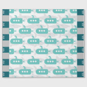 Submarines & Sharks ラッピングペーパー (フラット)