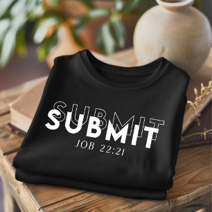 Submit男性へ and Women Christian T-Shirt Tシャツ