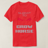 Submit to Crow Horse  2 Crows  Samurai  Dark  Tシャツ (デザイン正面)