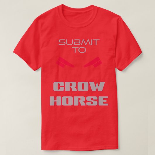 Submit to Crow Horse 2 Crows Samurai Dark Tシャツ (デザイン正面)