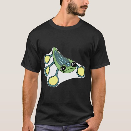 Subnauticaの可愛い魚 Tシャツ (正面)