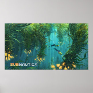 Subnautica昆布フォレストコンセプトアート ポスター