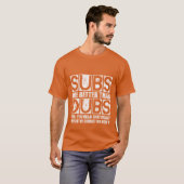 SubsベターハンDubsうんReadhat右レトロ Tシャツ (正面フル)
