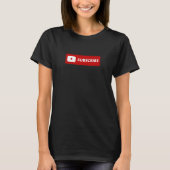 Subscribe - Social Podcaster Vlogger Tシャツ (正面)