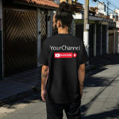 Subscribe Youtube Channel Name Custom T-Shirt Tシャツ