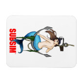 SUBSIMマーメイド マグネット (横)