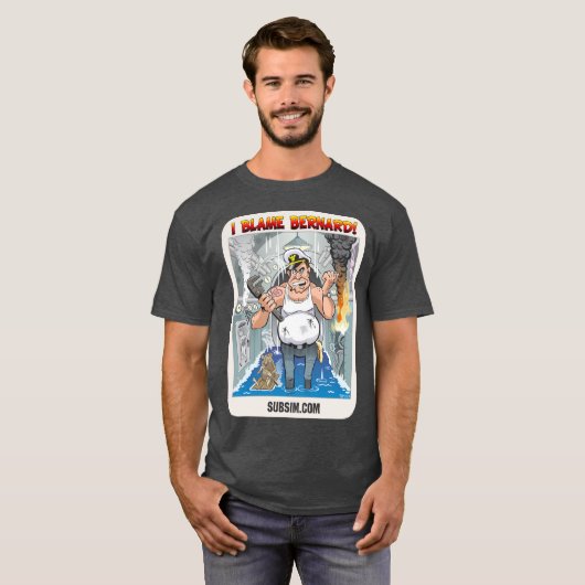 SUBSIM責任Bernard Tシャツ (正面フル)