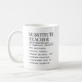 Substitute teacher コーヒーマグカップ (左)