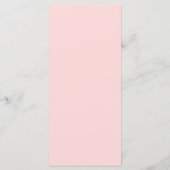 Subtle Blooms | 結婚式メニューカード(フラワー) メニュー (裏面)