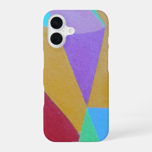 Subtle Colors Abstract Phone Case iPhone 16ケース (裏面)